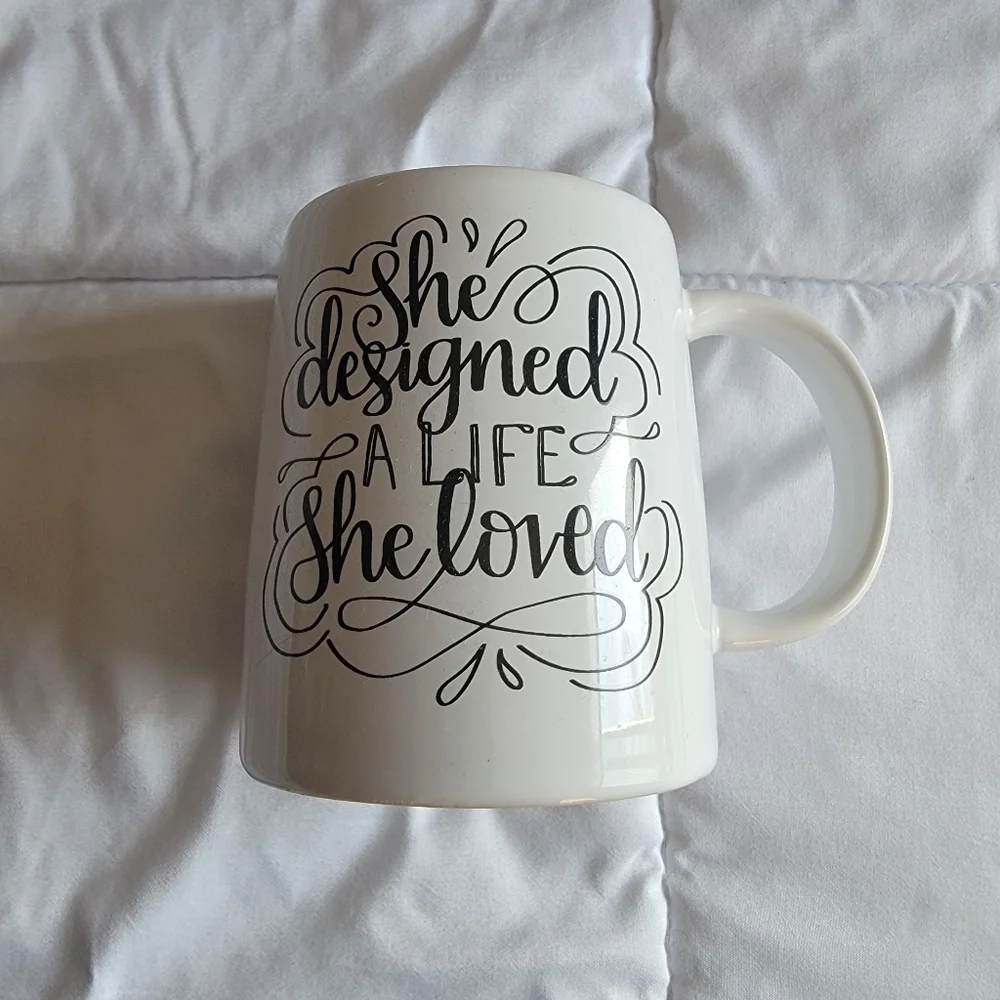 Erin Condren White Ceramic Mug